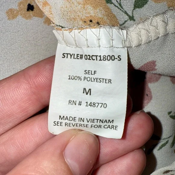 Sienna Sky Floral Boxy Blouse - Picture 6 of 10